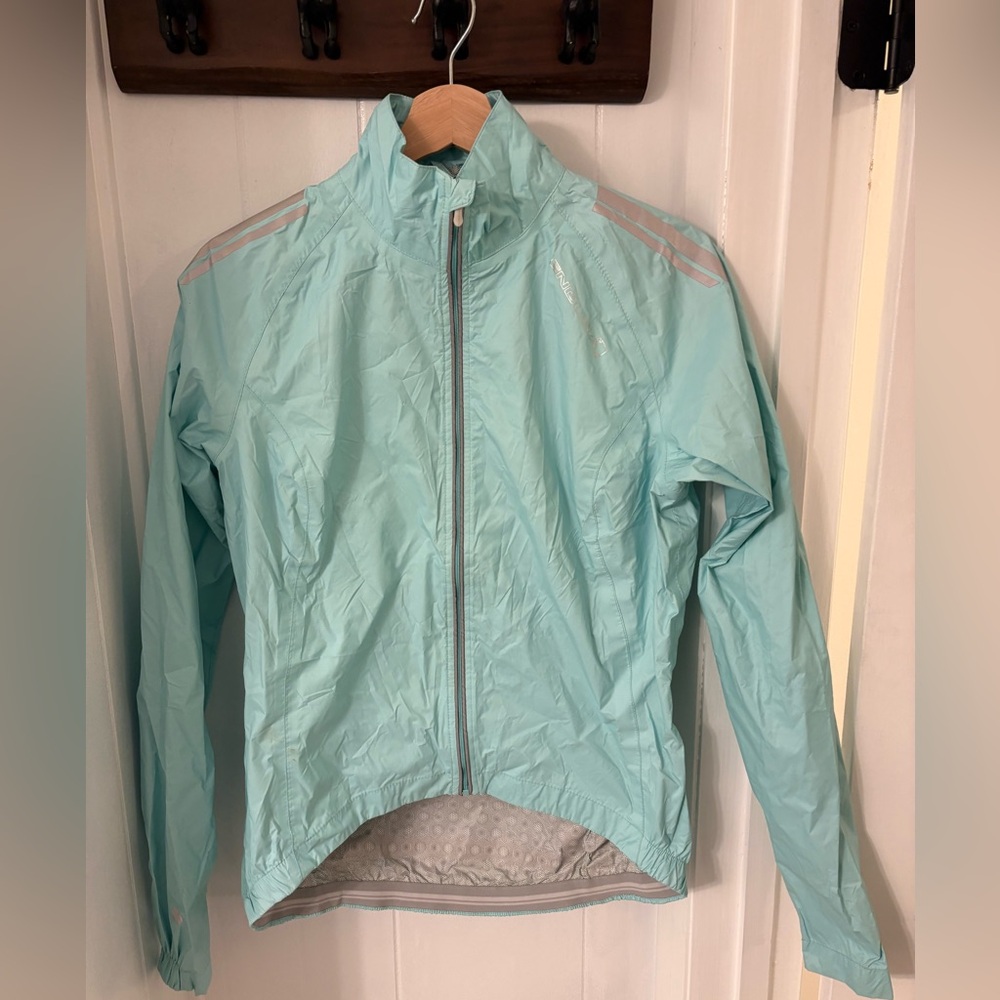 Endura Glacier blue Women's  Long sleeve windbreaker water resistant Jacket